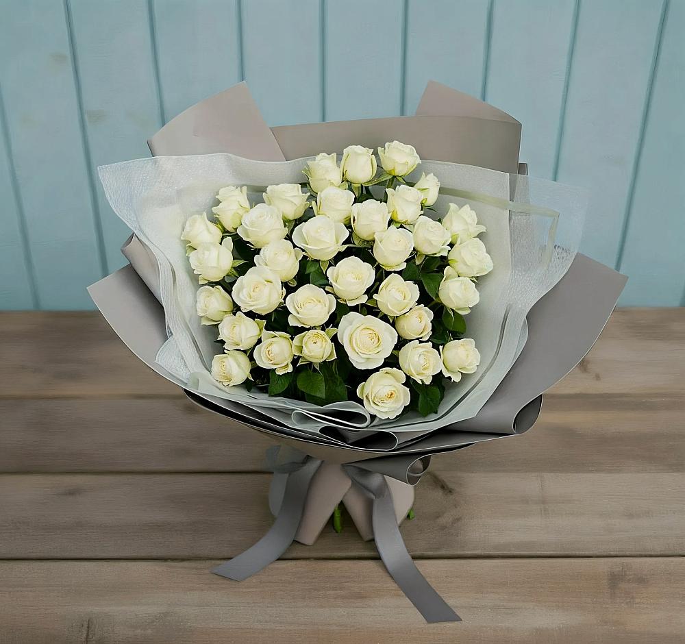 Букет Белоснежная нежность в Умёте