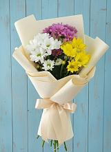 Букет цветов из:  Хризантемы в Умёте