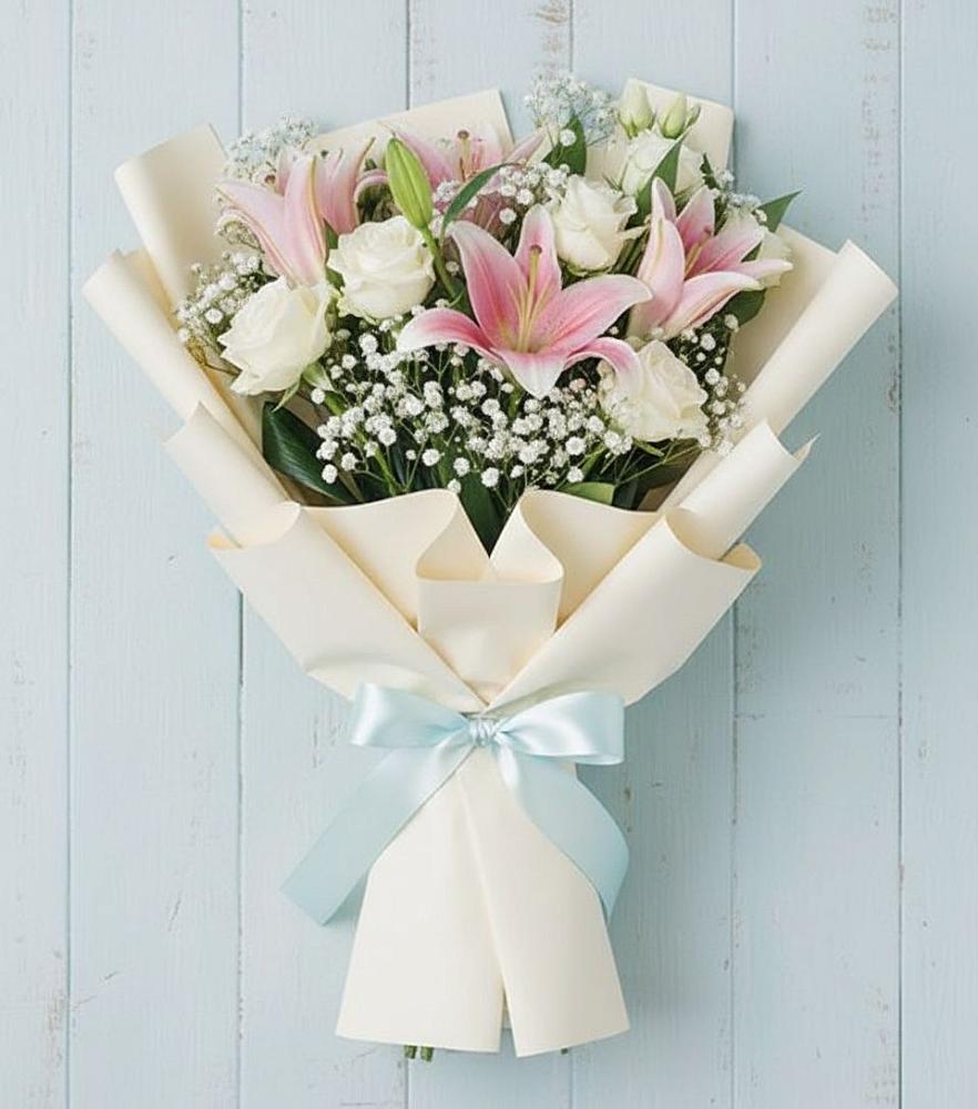 Букет цветов из: Лилии в Умёте