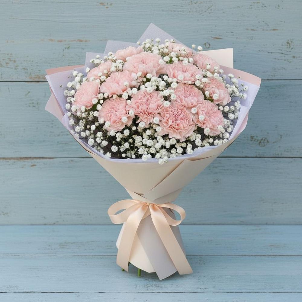 Букет цветов из: Гвоздики в Умёте