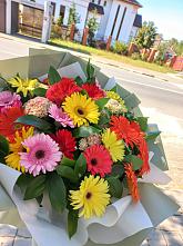Букет цветов из:  Герберы #REPLACE_PRED# Умёте