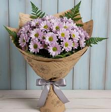 Букет цветов из:  Хризантемы #REPLACE_PRED# Умёте