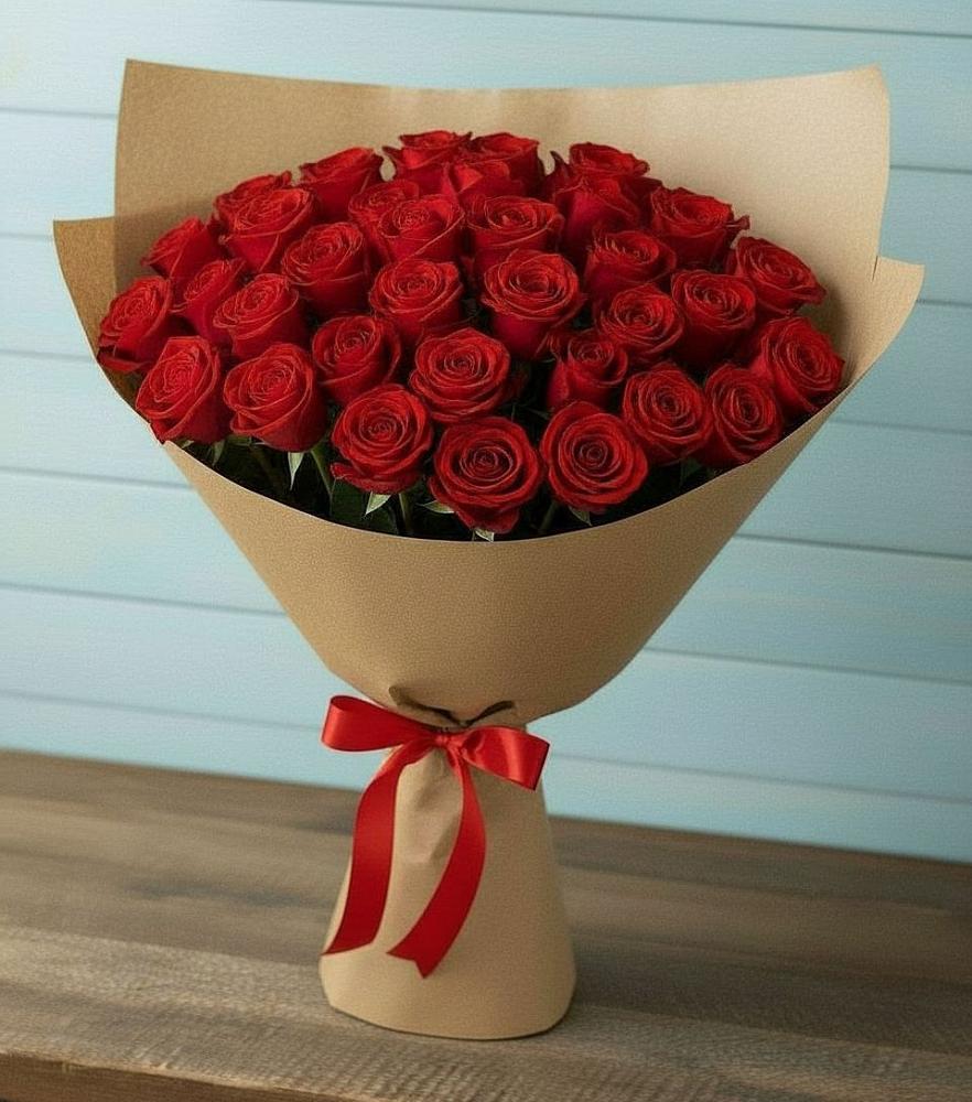 Букет Красные розы Милано в Умёте