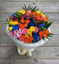 Букет цветов из:  Розы и Хризантемы в Умёте