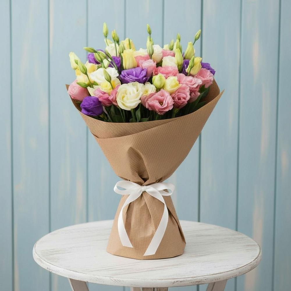 Букет цветов из: Лизиантусы в Умёте