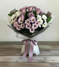 Букет цветов из:  Хризантемы и Розы в Умёте