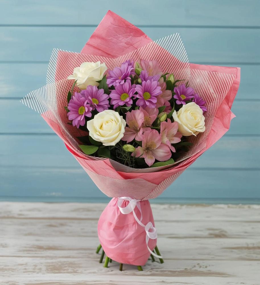 Букет цветов из: Герберы в Умёте