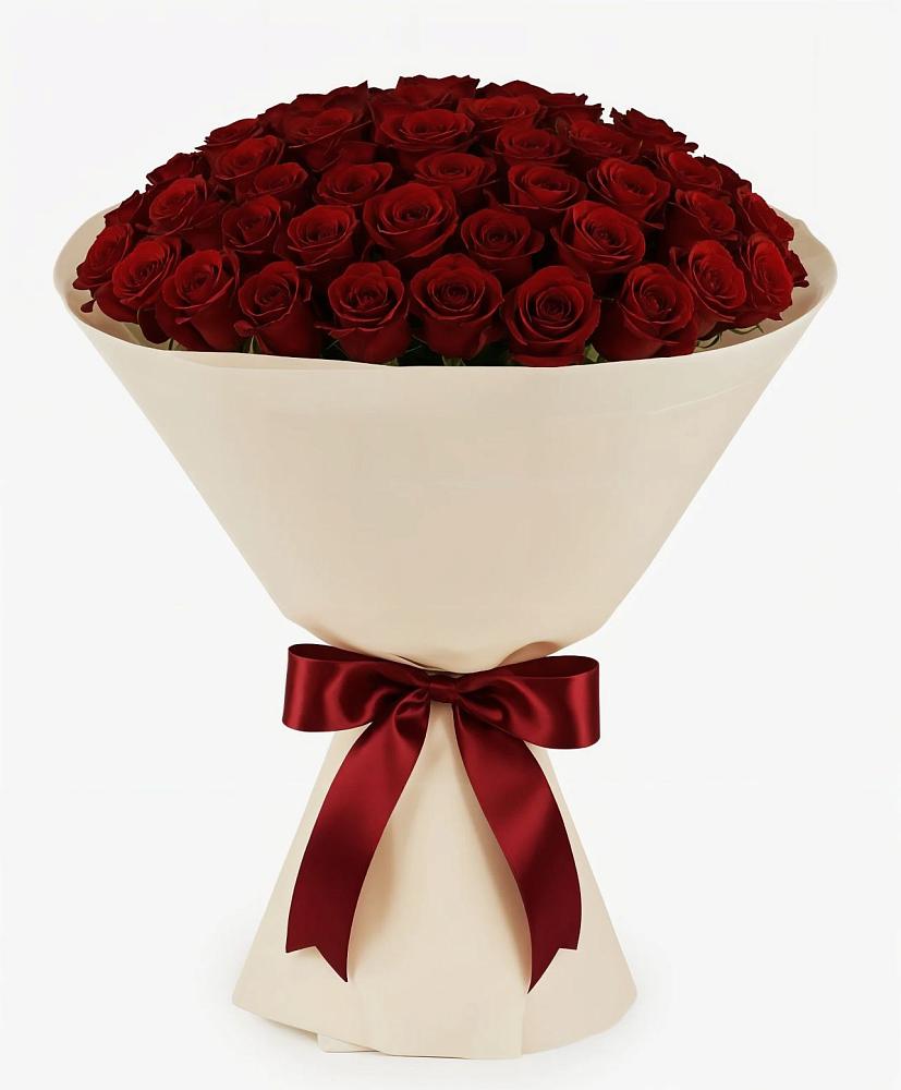 Букет 101 Бордовая роза Блэк Бакарра в Умёте