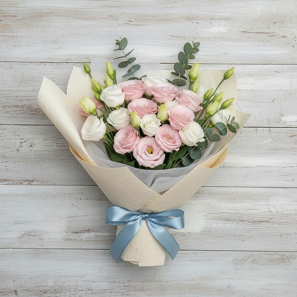 Букет цветов из: Лизиантусы в Умёте